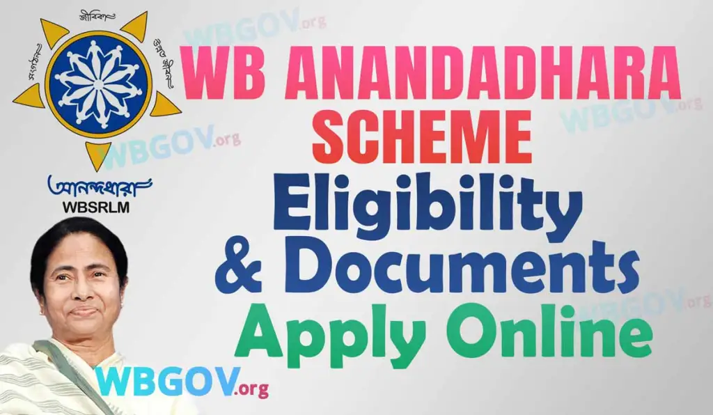 West Bengal Anandadhara Scheme Online